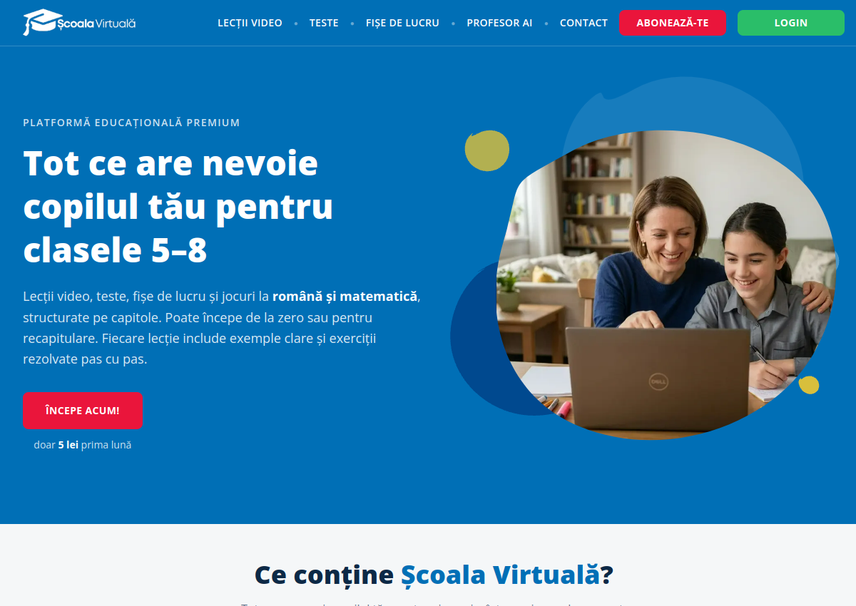 Proiect Școala Virtuală